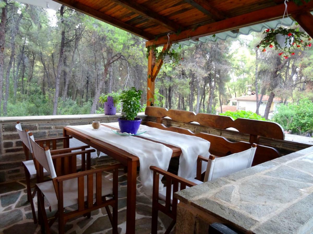 Wood And Stone Villa Sani  エクステリア 写真
